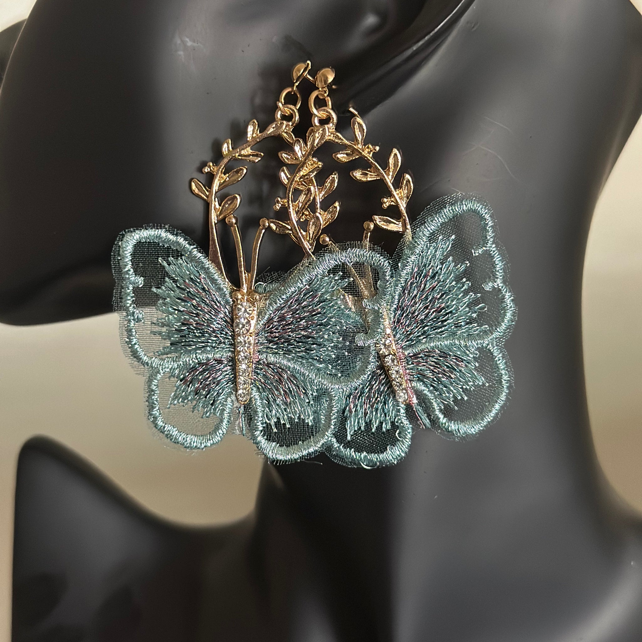 Butterfly Drop Earrings